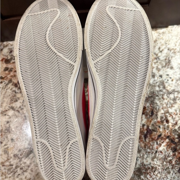 *PRE-OWNED* Nike Men's Size 12 Court Legacy Next Nature Leather Red Logo - Picture 7 of 9